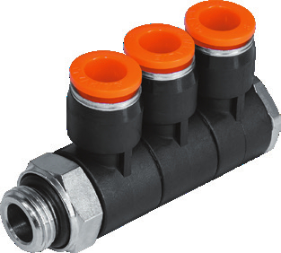 Коллектор цанговый KIPVALVE KSLV3-G1/2-12 [M01]