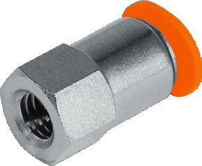 Штуцер цанговый с внутренней резьбой KIPVALVE KSMF-1/8-4 [M01]