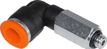 Штуцер цанговый угловой удлинённый KIPVALVE KSMLL-1/8-4 [M01]