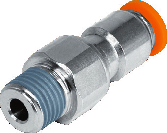 Штуцер цанговый вращаемый KIPVALVE KSR-1/8-6 [M01]