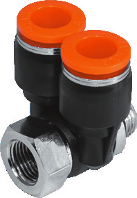 Тройник цанговый KIPVALVE KSYTF-G1/4-10 [M01]