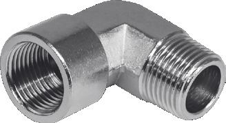 Фитинг угловой резьбовой KIPVALVE TSL-MF-1/8 [M01]