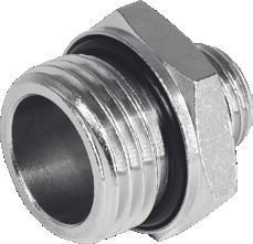 Ниппель резьбовой KIPVALVE TS-M-G3/8-G1/4 [M01]