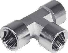 Тройник резьбовой KIPVALVE TST-F-1/4 [M01]