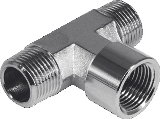 Тройник резьбовой KIPVALVE TST-FMM-1/2 [M01]