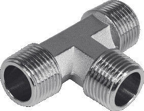 Тройник резьбовой KIPVALVE TST-M-1/2 [M01]