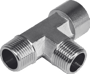 Тройник резьбовой KIPVALVE TST-MMF-1/2 [M01]