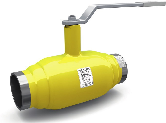 Кран шаровой полнопроходной под приварку для газа LD КШЦП GAS Ру16 Ду50 ...