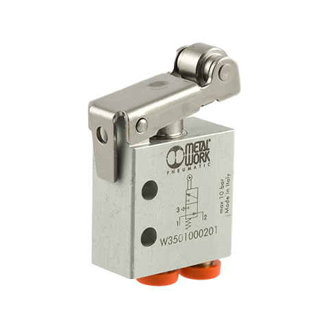 Распределитель с механическим управлением Metalwork VME1-02 NC Ø 4 W3501000200