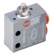Распределитель с ручным управлением Metalwork VME2-00 NO Ø 4 W3501001100
