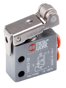 Распределитель с механическим управлением Metalwork VME2-02 NC Ø 4 W3501001201