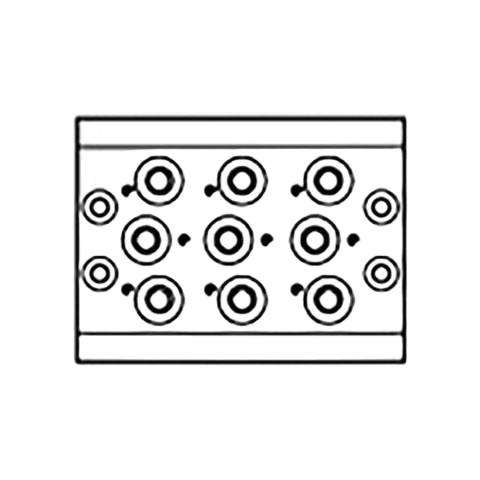 Многоместная плита Metalwork CVM-18-10 0223001001
