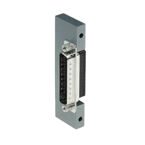 Панель разъёма Sub-D 25-пин с осевым подключением Metalwork  0226180001