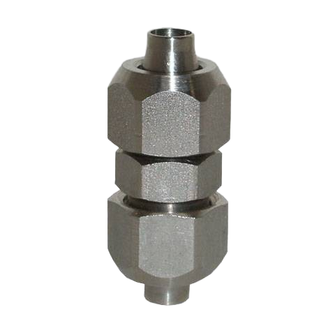 Соединитель прямой с накидной гайкой 6/4 мм, нержавеющий Metalwork XC3 Ø6/4 2303001X