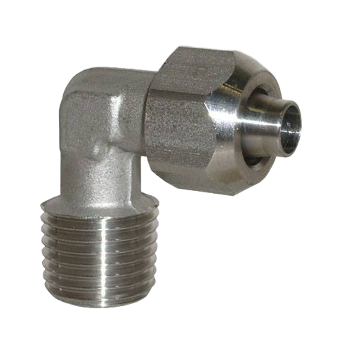 Штуцер угловой с нар. резьбой с накидной гайкой G1/4-6/4 мм, нержавеющий Metalwork XC5 Ø6/4 1/4 2305002X