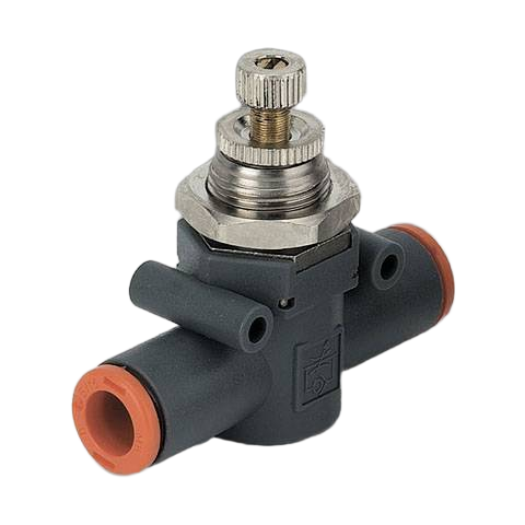 Дроссель без обратного клапана, 8 мм Metalwork RFL L B Ø8-Ø8 9041624