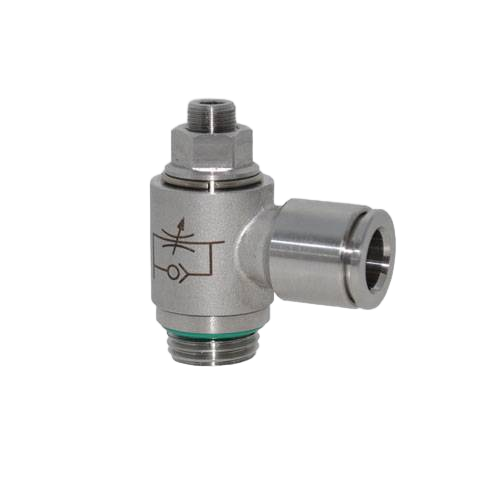 Дроссель с обратным клапаном, G1/8-4 мм, для распределителя Metalwork MRF O X V 4 1/8 9001011VX