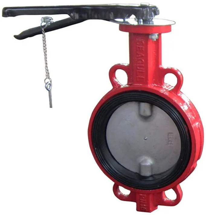 Затвор дисковый 100 мм чугун seagull