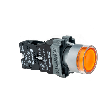 Кнопка с LED подсветкой с пружинным возвратом MEYERTEC MTB2-BW3561