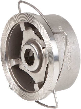 Клапан обратный дисковый межфланцевый из нержавеющей стали Genebre 2415-05 Ру40 Ду20 (PN40 DN20 )