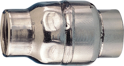 Клапан обратный дисковый пружинный резьбовой из нержавеющей стали Genebre 2440-03 Ру16 Ду10 (PN16 DN10 )