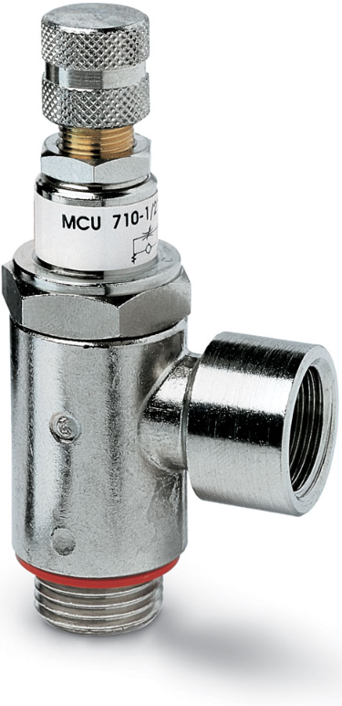 Дроссель с обратным клапаном Camozzi MCU 710-1/2