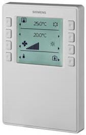 Комнатный датчик температуры и влажности Siemens QMX2.P33 S55624-H118