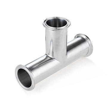 Тройник Clamp TITAN LOCK DN 20, нерж. сталь 316, TLTE20CLSS