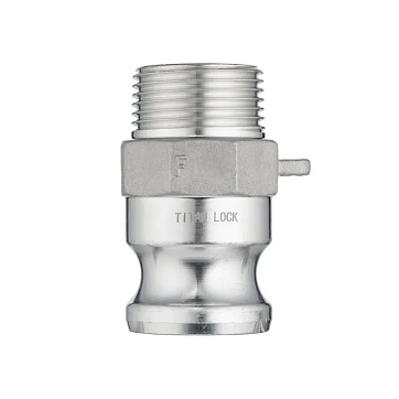 Камлок алюминиевый тип F ниппель, наруж. резьба NPT 1 1/4