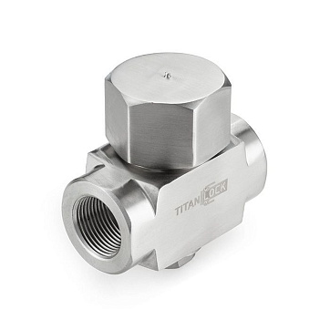 Конденсатоотводчик термодинамический муфтовый TITAN LOCK DN25 PN25, нерж.304 TL25STF-S