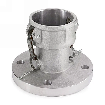 Камлок нержавеющий тип FC, розетка с фланцем 6