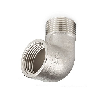 Отвод 90° нержавеющий (уголок) НР/ВР 3/4 AISI304 TL075ELMF TITAN LOCK