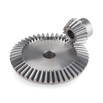 Коническая зубчатая пара ISKRA передат. число: 1:3, M=3, Z1=15, Z2=45 C30B450