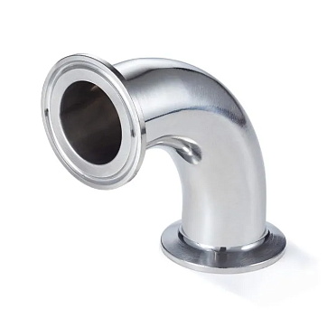 Отвод под Clamp 90 градусов TITAN LOCK DN 100, нерж. сталь 316, TLCB100/90SS