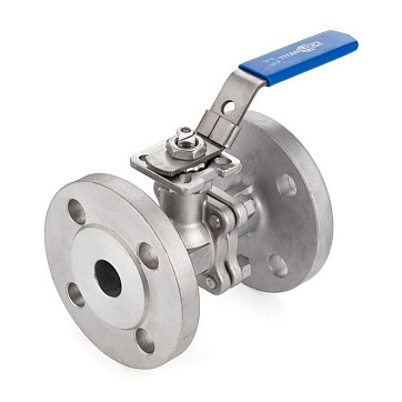 Кран шаровый фланцевый двухсоставной TITAN LOCK нерж. 304, DN32 TL125TPFBVS