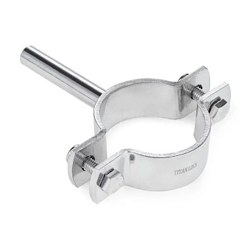 Хомут трубный на ножке TITAN LOCK DN65 (70 мм), нерж. 304, TL065FPLS
