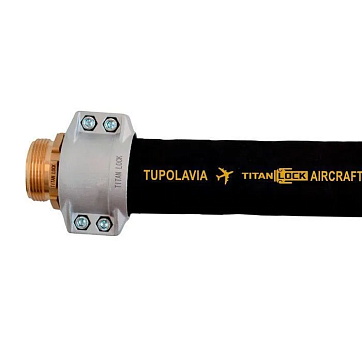 Рукав для авиационного топлива и заправки самолетов TUPOLAVIA, напорный, внутр. диам. 25мм, -30C, 20 Бар, TL025TUP TITAN LOCK