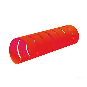 Спираль защитная пластиковая для шлангов, тип СП, 125мм, красная, TLDSP125-R TITAN LOCK