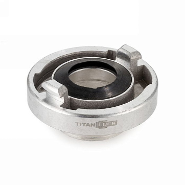 Cоединение типа Storz с наруж. резьбой 1 1/2 KA=52 алюминий TLSTORZ52M1.1/2 TITAN LOCK