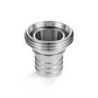 Резьбовой штуцер под рукав TITAN LOCK DIN 11851 DN15 нерж. 316 TL15THRSS-M