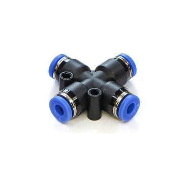 Фитинг цанговый крестообразный TITAN LOCK TLP-PZA12