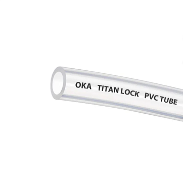 Прозрачная безнапорная ПВХ трубка 