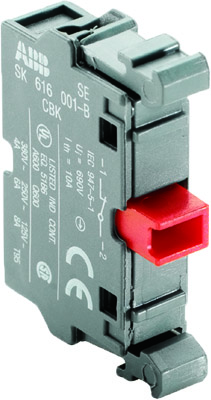 Блок контактов MCB-01 фронтальный монтаж 1Н3 ABB 1SFA611610R1010