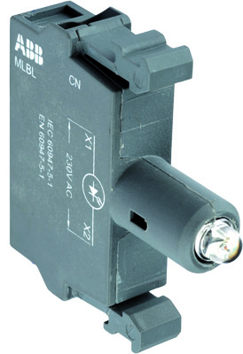 Патрон MLBL-01G со встроенным светодиодом зеленая 24В AC/DC ABB 1SFA611621R1012