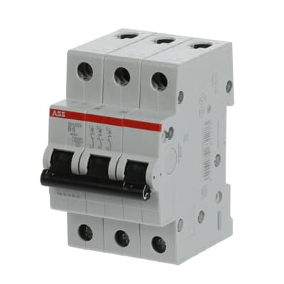 Автоматический выключатель 3п SH203 B6 6,0кА ABB 2CDS213001R0065