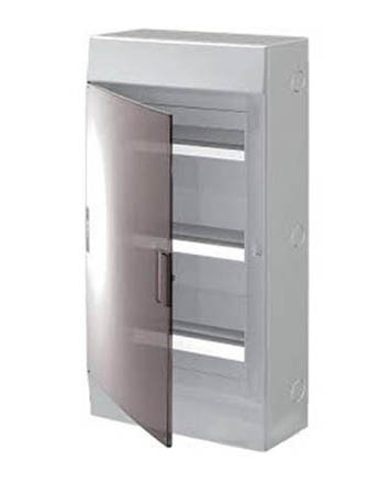 Бокс настенный Mistral41 36М прозрачная дверь (с клемм.) 3 ряда ABB 1SPE007717F9994
