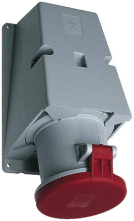 Розетка наружной установки 63А 3P+N+E IP44 ABB 2CMA167484R1000