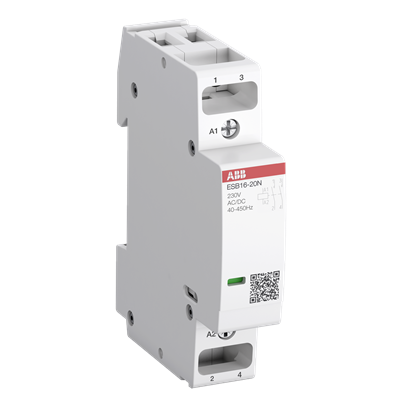 Контактор ESB16-20N-01 модульный (16А АС-1, 2НО), катушка 24В AC/DC ABB 1SBE111111R0120