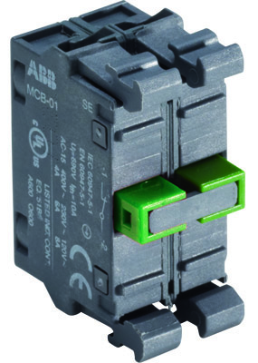 Блок контактов двойной MCB-20 фронтальный монтаж ABB 1SFA611610R1002