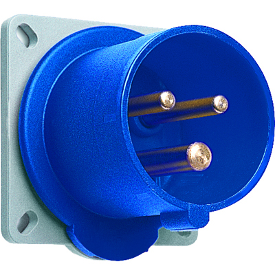 Вилка панельная 216 BAU6W 16A,2P+E,IP67 6H ABB 2CMA166678R1000